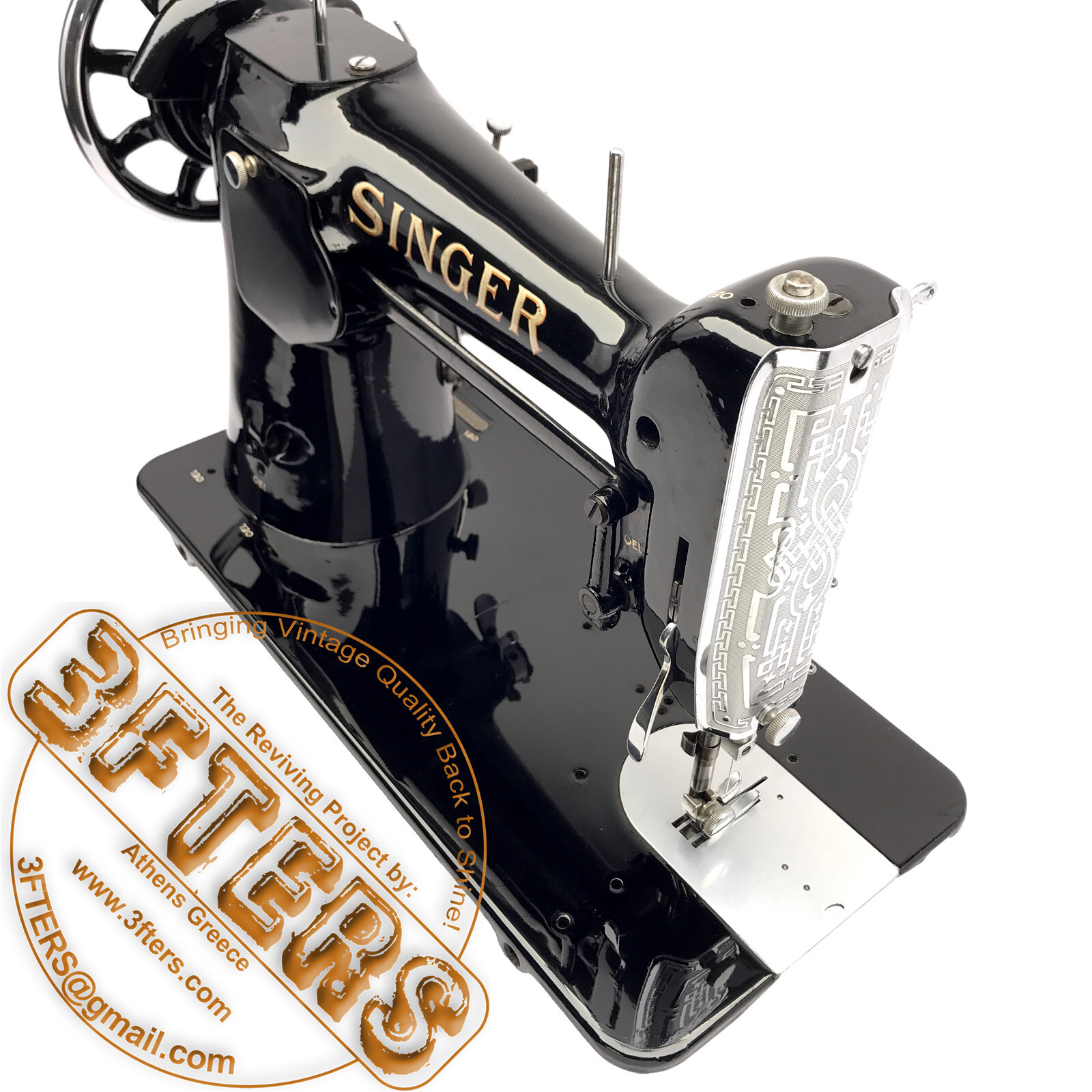 SINGER 206 Heavy Duty Zig Zag Sewing Machine Restored by 3FTERS 306 319