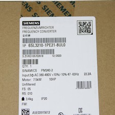 Siemens 6SL3 210-1PE21-8UL0 6SL3210-1PE21-8UL0 Power Module New Expedited Ship