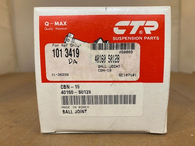 Central Lower Ball Joint - 40160-S0128 / 101-3419 - Fits