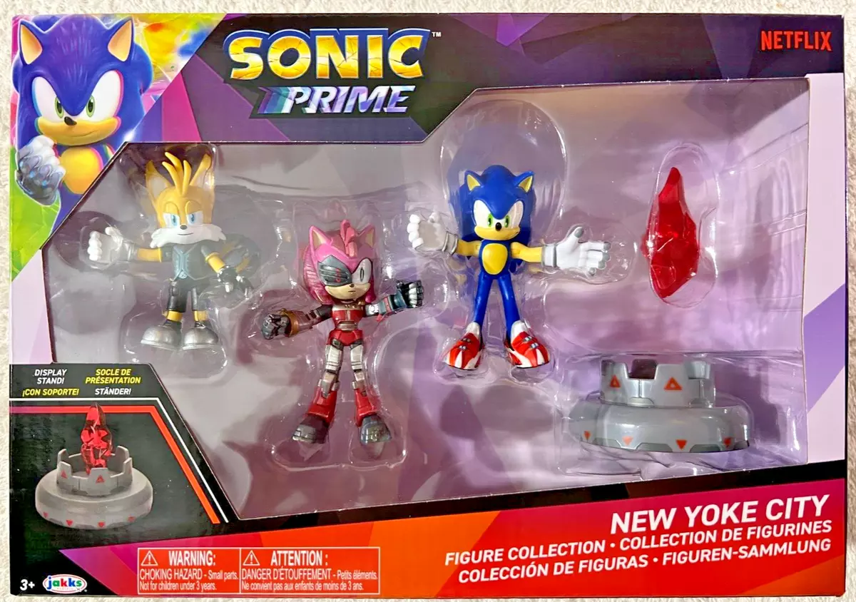 Jakks Pacific Sonic Prime Tails Nine New Yoke City 5-in Articulated Figure  | GameStop