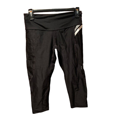 Virus Performace Cimpression Capri Leggings Black Small 