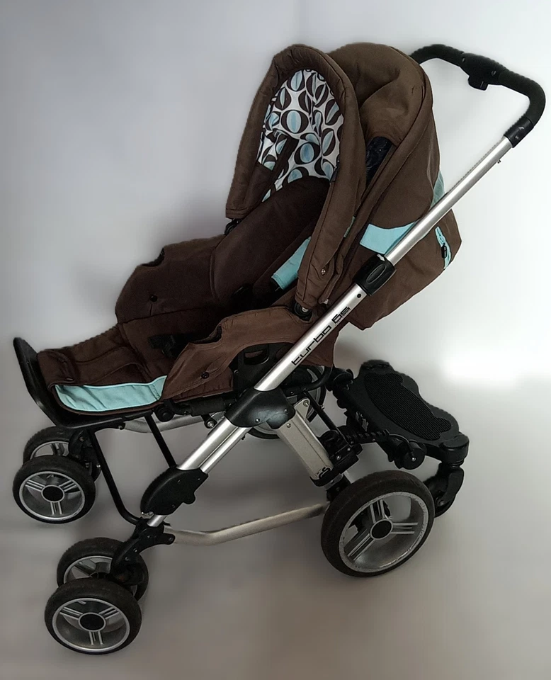 ABC-Design Turbo 6 Kombikinderwagen Set Buggy mit Trittbrett - Bild 2 von 4