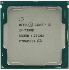 Intel Core i3-7350k LGA 1151 CPU processor Kaby Lake 4.2GHz dual core i3-7350k