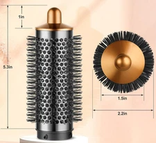 Dyson Airwrap Large Round Volumizing Brush - Nickel/Copper Fluffy Styler