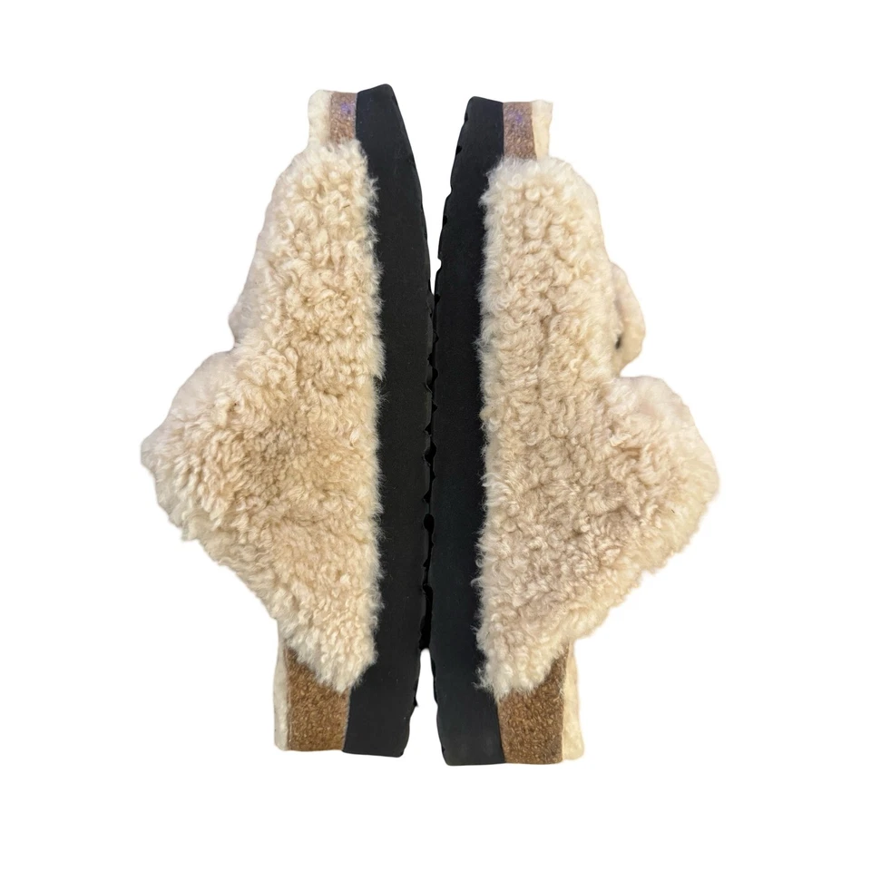 Birkenstock Papillio Arizona Fivela Shearling Forrada Conforto Slides Casca de Ovo - Imagem 4 de 4