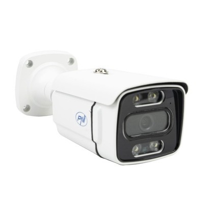Überwachungskamera 3MP, 3,6mm, IR LEDs, IP66, IP PoE Mikrofon Farbe bei Nacht
