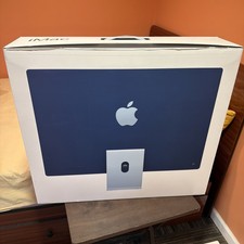 24" APPLE iMAC M3 4.5K RETINA 512GB SSD 16GB RAM 8-CORE CPU 10-CORE GPU BLUE