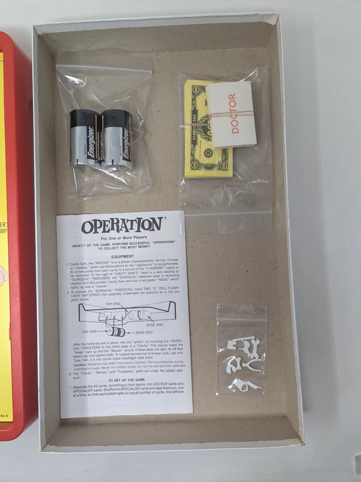 Vintage Milton Bradley 1965 Operation Traditional Board Game - Image 2 of 4