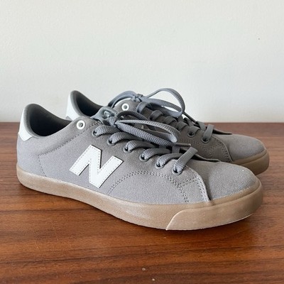 New Balance All Coast Numeric 210 Canvas Skate Shoes Gray Gum Men s Size 10.5