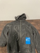 Charcoal Gray Columbia Youth 10/12 M Medium Columbia Steens II Fleece Hoodie NWT
