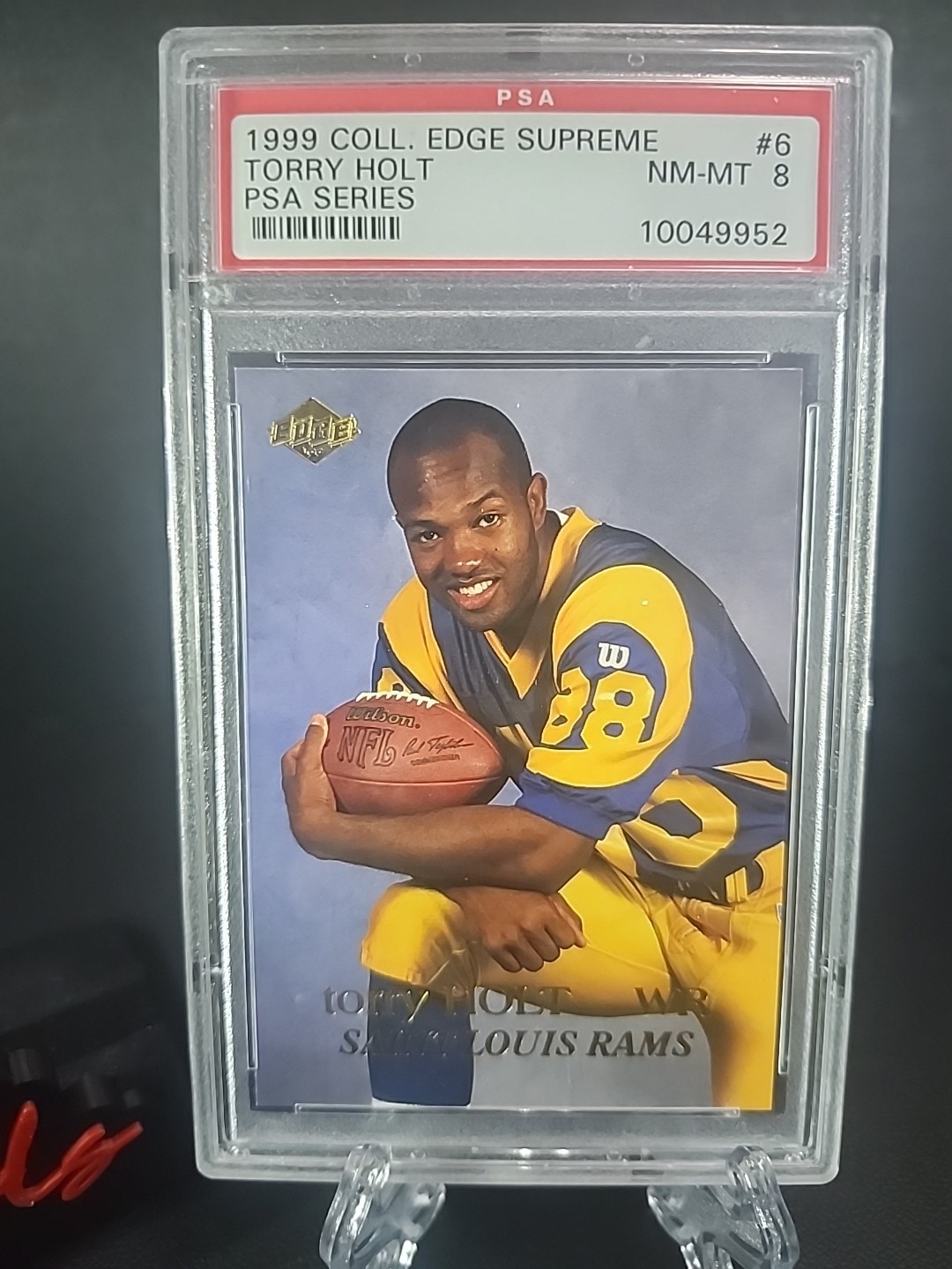 Torry Holt Collector's Edge Supreme PSA Series #6 Base