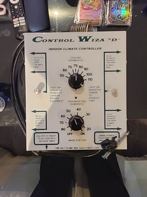Control Wizard Indoor Climate Controller For Grow Rooms/Greenhouse.