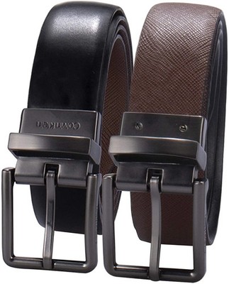 Calvin Klein Men's Reversible Belt Black/Brown X-Large (42-44)