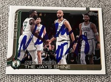 Neemias Queta Signed IP Auto Autograph 2025-26 Topps Team Card 272 Celtics Pride