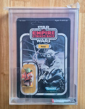 Vintage Star Wars Yoda Jedi Master AFA 80  CAS 1980 85 80 80 32 Back B figure