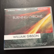 William Gibson Burning Chrome Audiobook Cd Rare Read By Jonathan Davis & More