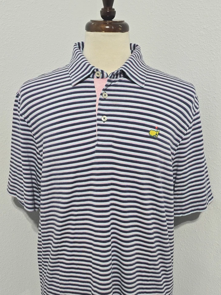Polo de golf Masters clásico para hombre talla grande Foto 2 de 4