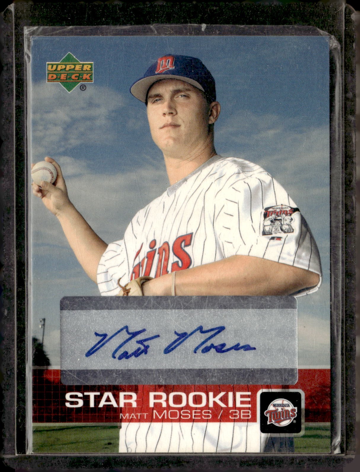 2003 Upper Deck Prospect Premieres #P46 Matt Moses Autographs