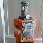 EverCharge Exclusive Star Wars Grogu Plastic Bobblehead, Green/Gray/Black