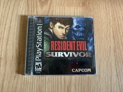 Resident Evil Survivor PS1 (Sony PlayStation 1, 2000) Black Label CIB - Tested