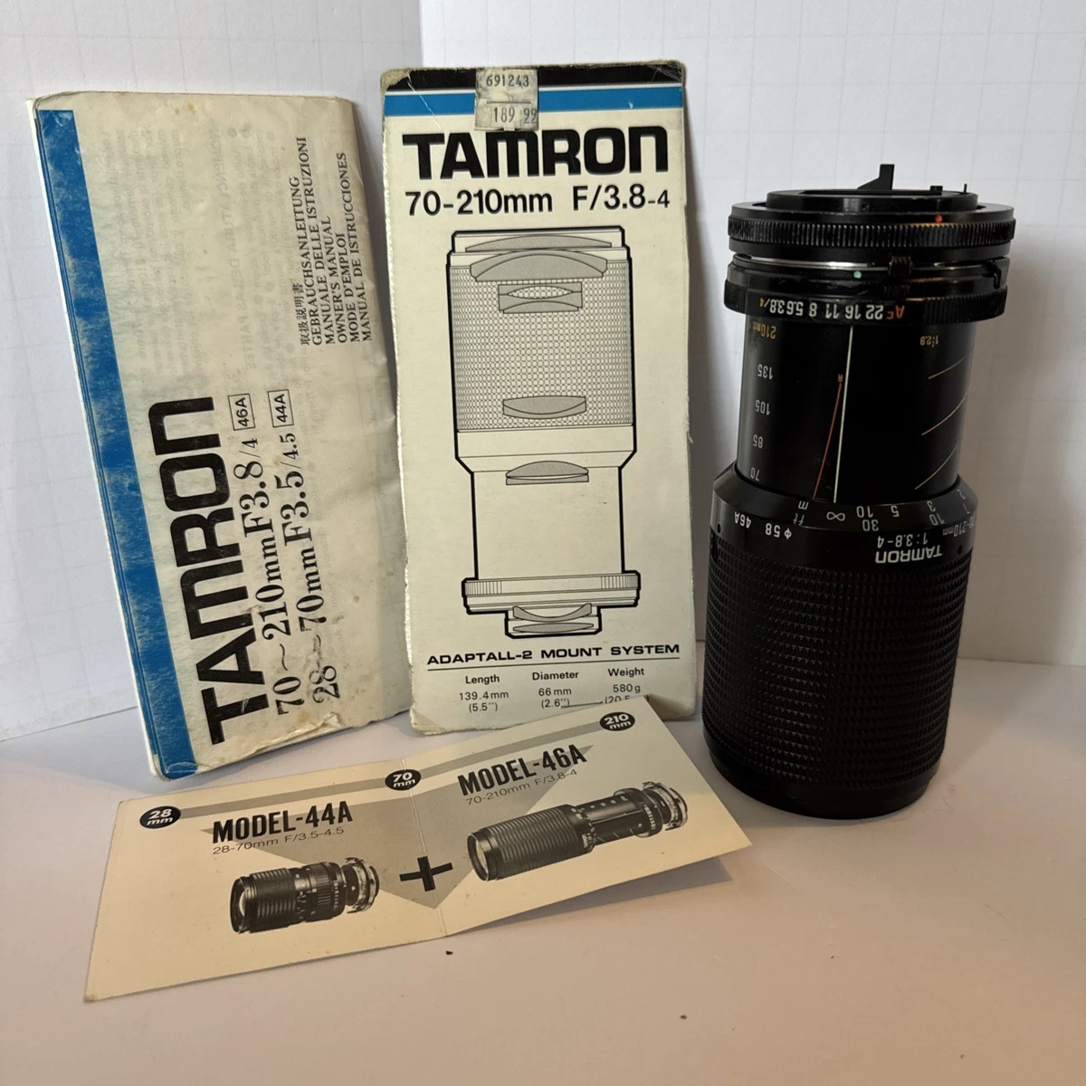 Tamron 70-210mm f/3.8-4 Camera Lenses for sale | eBay