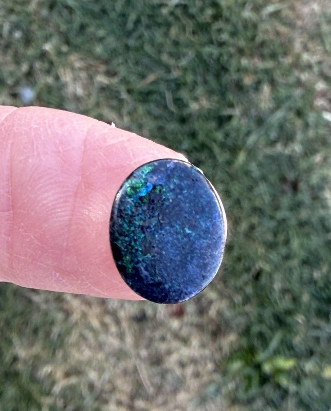 Opal Cabochon. Blue, Green, Black colors. Great for jewelry making 2.00cts