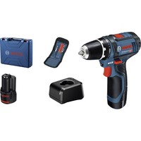 Bosch Professional GSR 12V-15 -Akku-Bohrmaschine 12 V Inkl. 2. Akku, Inkl.