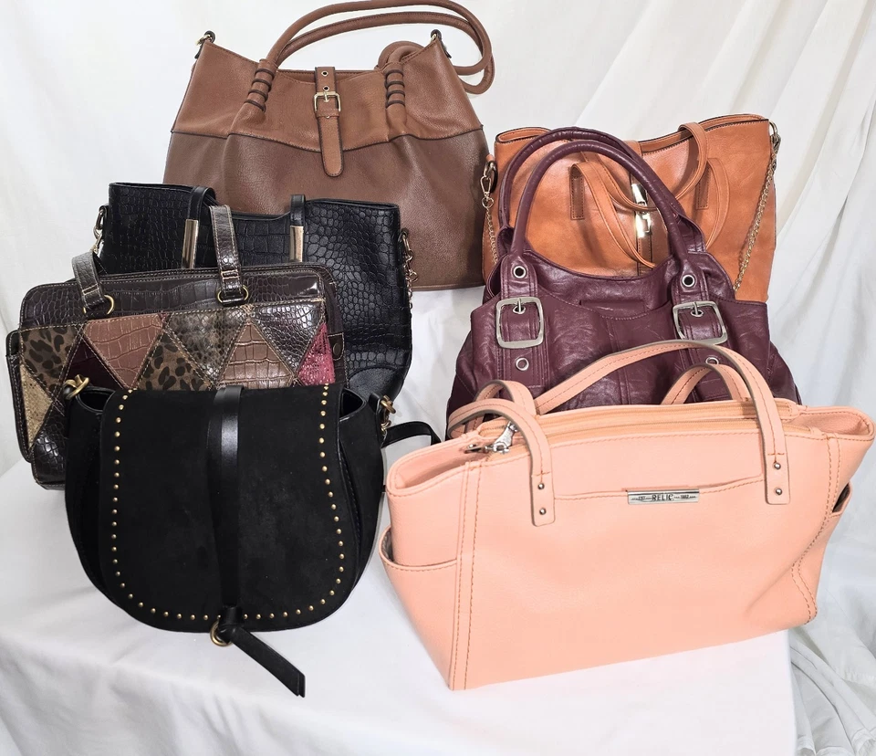 Vintage Ladies Designer Handbag/Shoulder Bag 7 Piece,s - Image 3 of 4