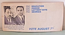 Handbill for 1990 runoff election in Andrew Young's bid for Georgia governor