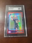 Drake Maye 2024 Optic #229 Red Hyper Rookie SGC 10 Elite New England Patriots QB