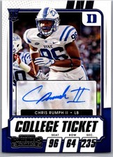2021 Panini Contenders Draft Picks #204 Chris Rumph II