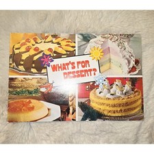 Vintage 1971 Nabisco Whats For Dessert Recipe Booklet Mary Ellen Baker Retro