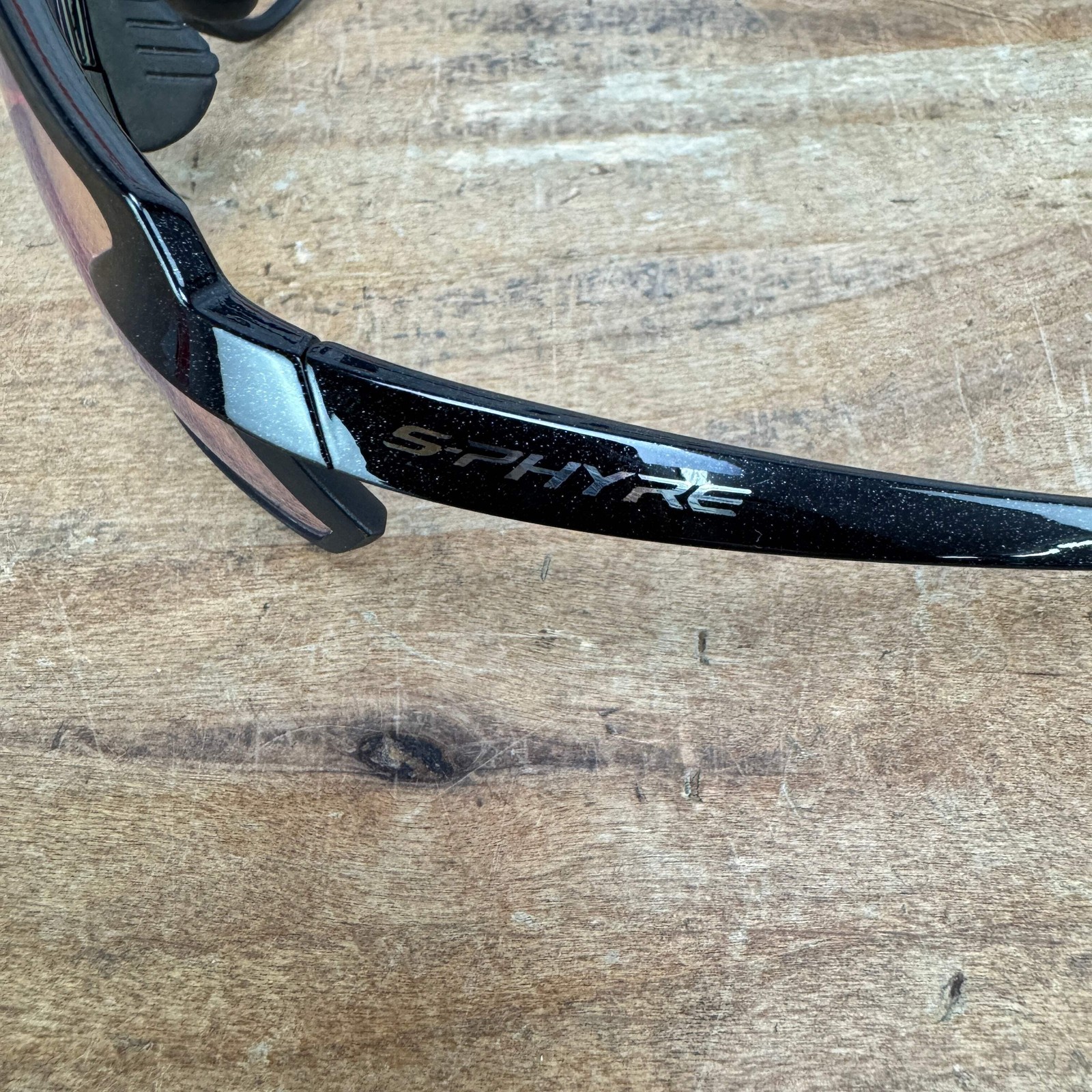 Shimano S-Phyre Black Cycling Sunglasses w/ Photochromic/Clear Lenses & Case 28g