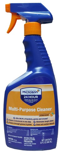 Microban 24 Hour Multi-Purpose Disinfectant Cleaner Spray - 32 Fl oz | eBay