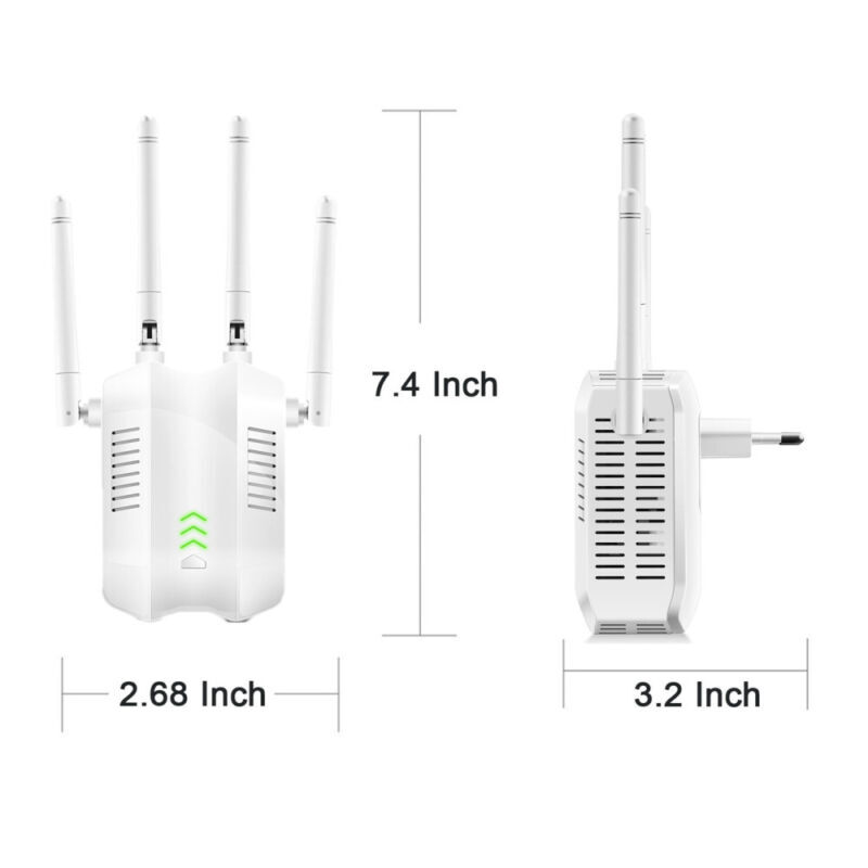 Ripetitore Range Extender WiFi 1200Mbps Amplificatore Wireless Router Amplificatore Segnale - Foto 3