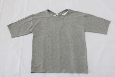 Threads 4 Thought Women's Solid Hillari 3/4 Sleeve Tee JW7 Gray Size 16 NWT