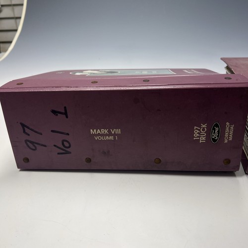 1997 Ford Mark VIII 8 Service Shop Repair Manual Complete Both Volume 1 & 2 - Picture 9 of 11