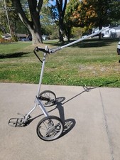 Vintage Bag Boy Aluminum 3 Wheel Push/Pull Golf Bag Cart
