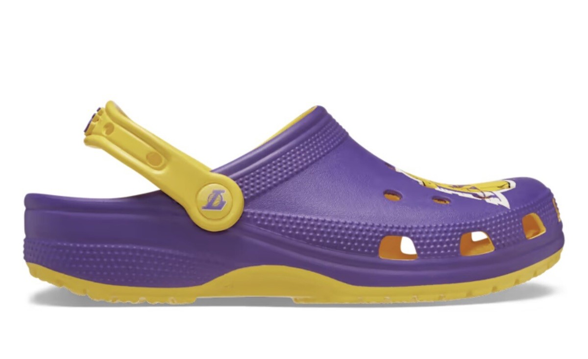 CROCS NBA Los Angeles Lakers Classic Clogs Size 7 Men / 9 