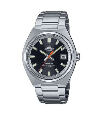 Casio Edifice Herrenuhr Saphirglas Datum 10BAR Schwarz 38mm EFB-109D-1AVEF