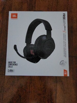 JBL Free WFH Wireless Over-Ear Headset - Black (JBLFREEWFHWLKBLKAM)