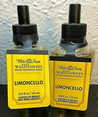 Bath Body Works Limoncello Wallflowers Set Lot Of 2 Refill Bulbs