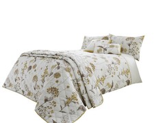 Duvet Sets Bedding Set 200TC Cotton Rich Shabby Botanical Single Double King