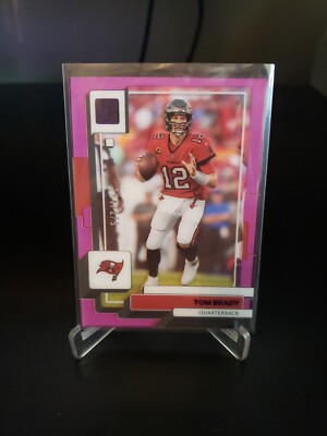 Tom Brady 2022 Clearly Donruss Purple Parallel #'d 164/175. Buccaneers