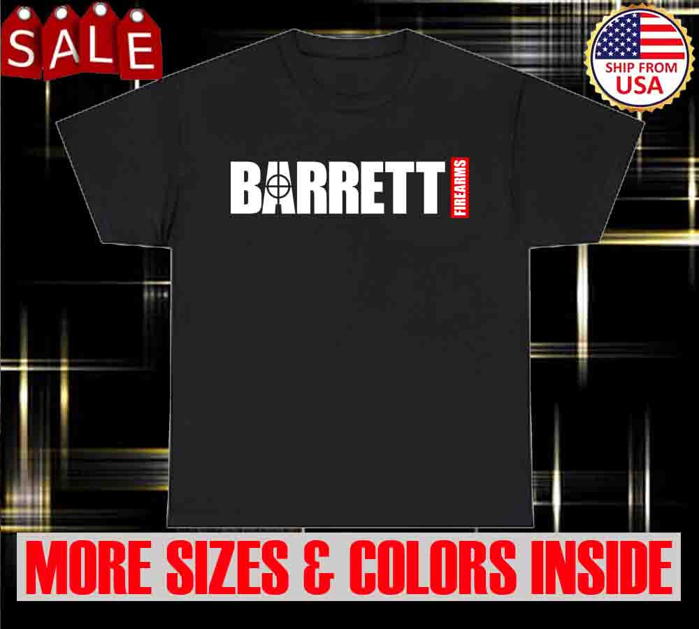 BARRETT Guns Firearms T-Shirt funny sz S-5XL