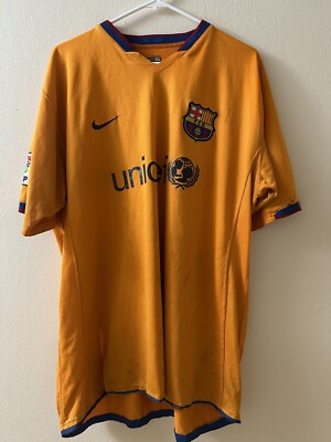2006-07シーズン FC バルセロナ NIKE 3rdユニフォーム L Vintage Nike 2006-2007 FC Barcelona Away 3rd Jersey Soccer
