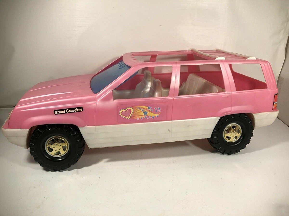 Vintage Tim Mee Toys Jeep Grand Cherokee Toy Car 1994 Huge Fits Barbie Made  USA