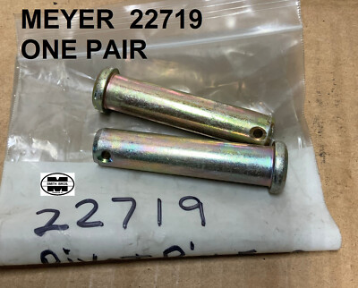 Genuine Meyer 22719 Clevis Pin With Cotter 5/8'' x 3'' ONE PAIR w/ COTTER PINS