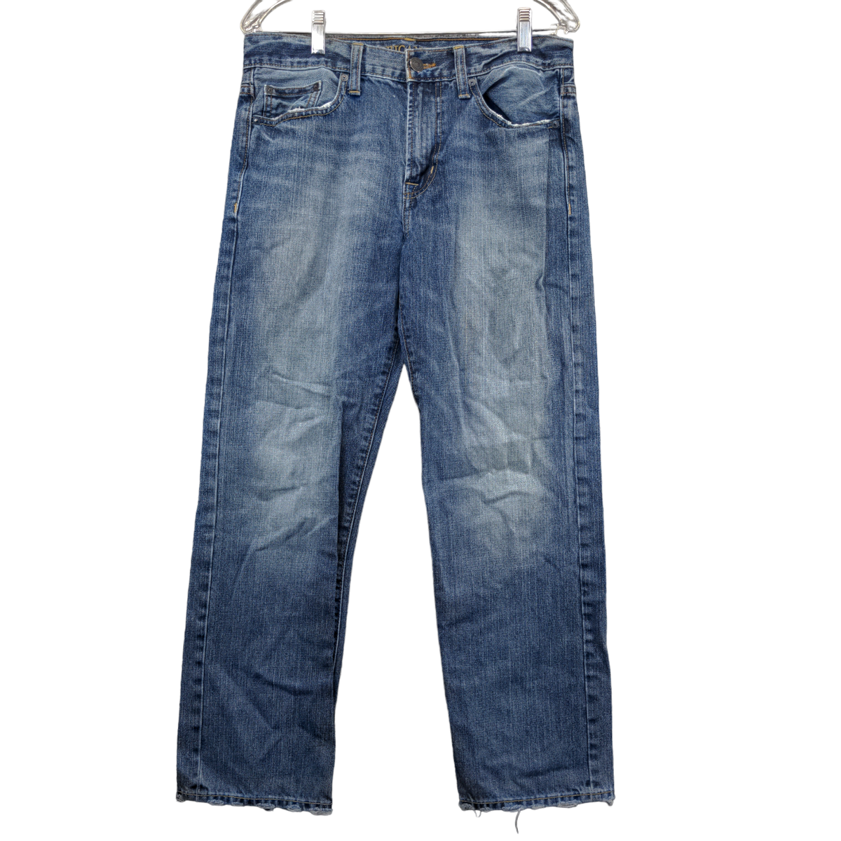 American Eagle Men's Jeans Blue 30x30 Relaxed Straight Fit Denim