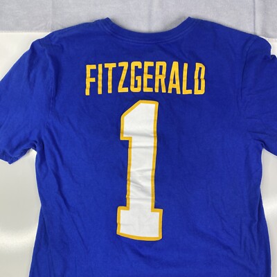 Pitt Panthers Larry Fitzgerald T Shirt Larry Fitzgerald #1 PITT